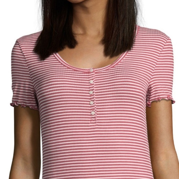 Brooklyn - Top Pick - Arizona Button Up Rib Tee - Picture 1 of 4